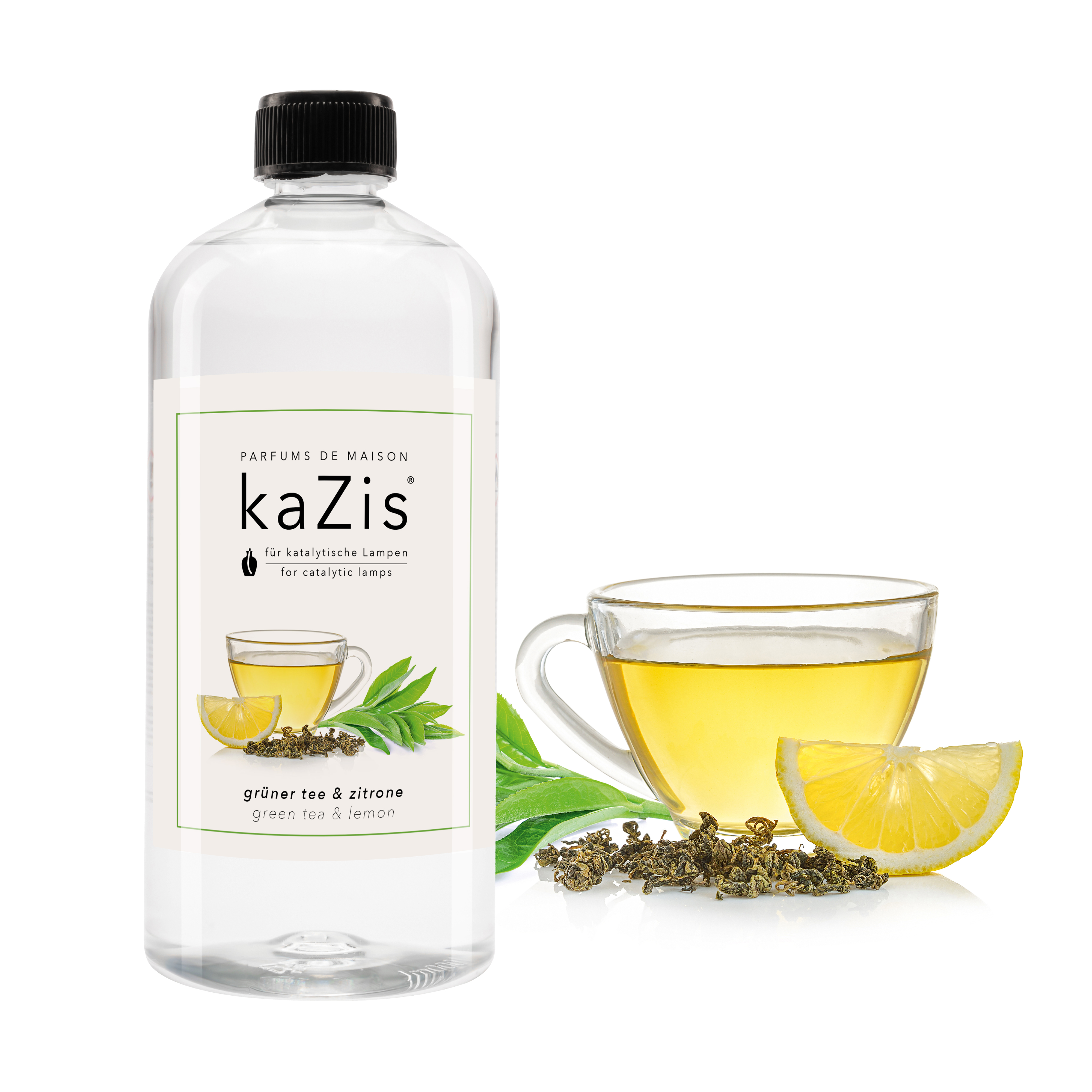 kaZis_Flasche_gruener_tee_frucht Grüner Tee & Zitrone